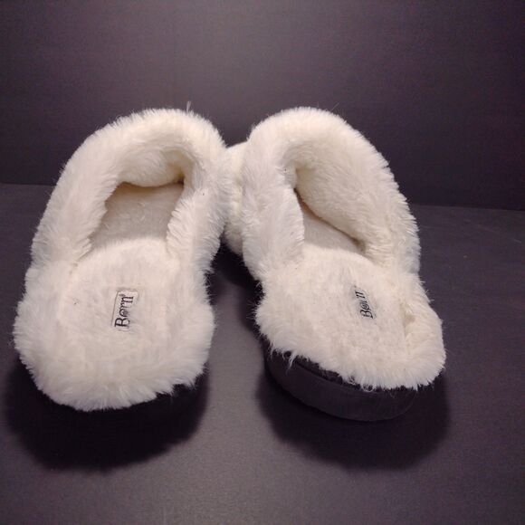 Born Men’s  Slipper Faux Shearling Lining White Men Size XLarge (10-11) - Picture 4 of 10